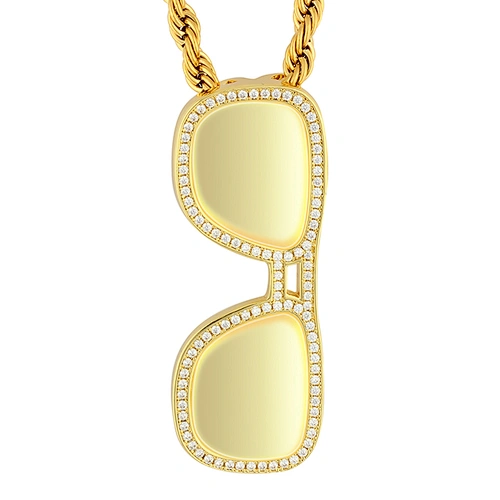 Miss Jewelry New Cheap Hot Sale Designer Sunglass Gold Necklace Pendant Fashionable Jewelry