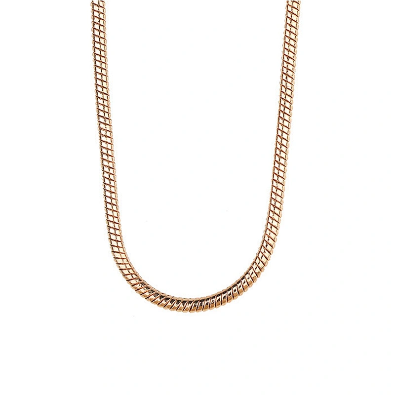 Miss Jewelry 925 Silver Snake Chain, Gold Neck Chain Designs 18k Gold Plated Jewelry