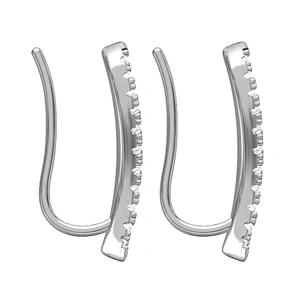Miss Jewelry 2018 Micro Pave Jewelry Wholesale 925 Sterling Silver Earrings