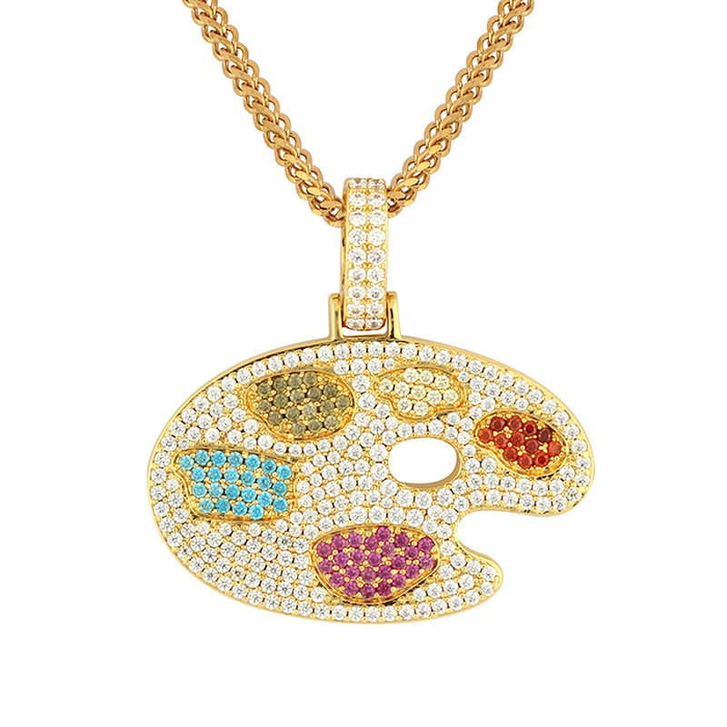 Missjewelry Hip Hop Urban Jewelry New Design Diamond Necklace Men and Women Iced Out Pendant