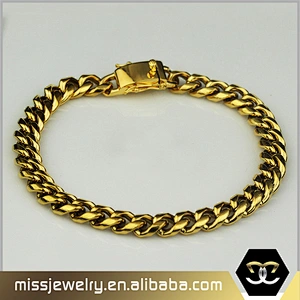 Missjewelry 14k new tanishq gold bracelet chain designs for men