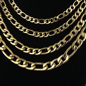 5mm 7mm 8mm 10mm figaro stainless steel chain name
