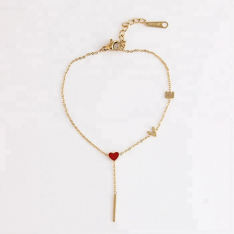 Wholesale Adjustable Gold Plated Charm Bracelet for Women