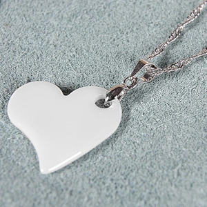 China factory jewelry unique heart shape women ceramic chain necklace
