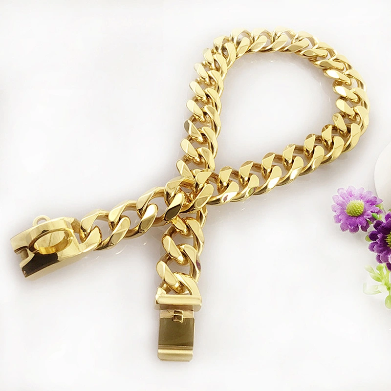 Wholesale Stainless Steel Metal Pet Custom Dog Collar Leash