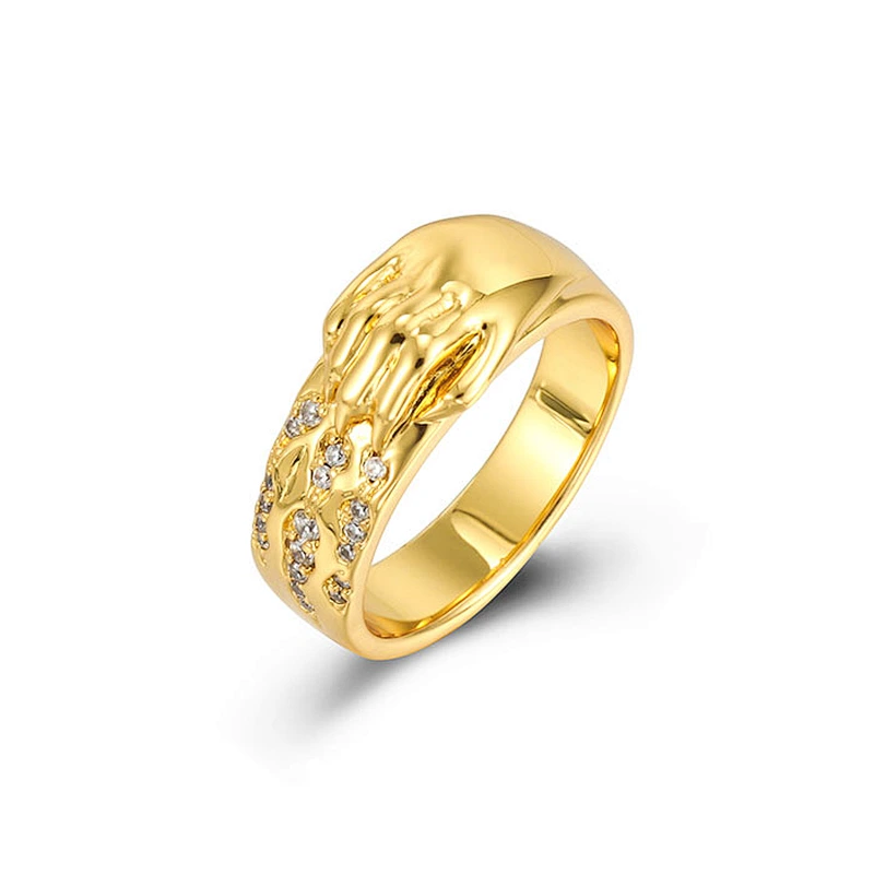 Missjewelry Diamond Gold Ring Latest for Men