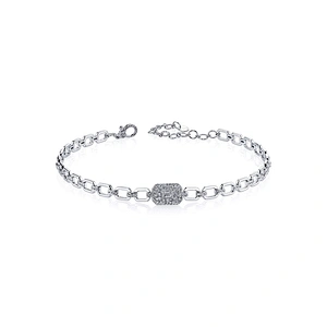 Missjewelry Fashion 925 Sterling Silver Jewellery Choker, Ladies CZ Diamond Necklace Jewelry Sets Women