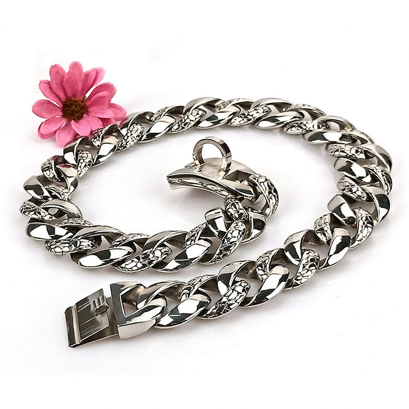 High Quality Gold Dog Chain Collars, Military Dog Collar