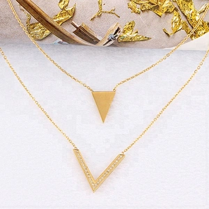 Miss Jewelry Necklace 18k Gold Plated as Valentine Gift for Women