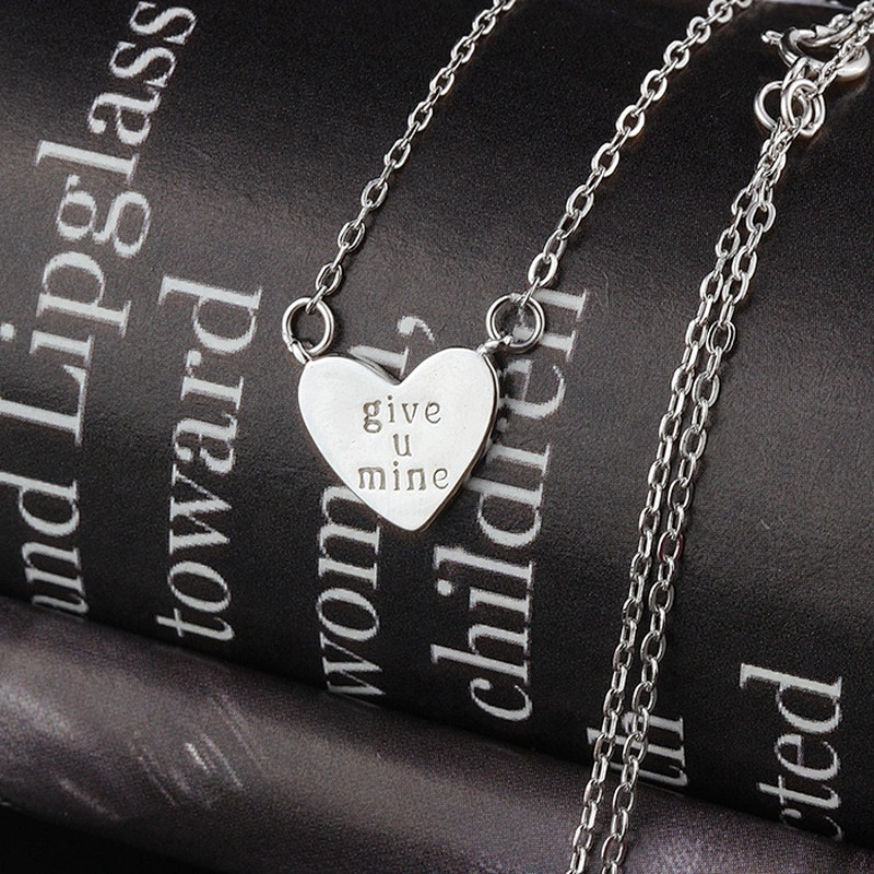 Wholesale 925 Sterling Silver designer Heart pendant necklace jewelry