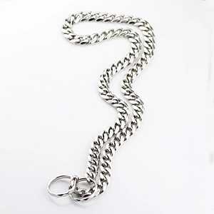 Luxury gold dog training head collar premium high quality dog slave training collar