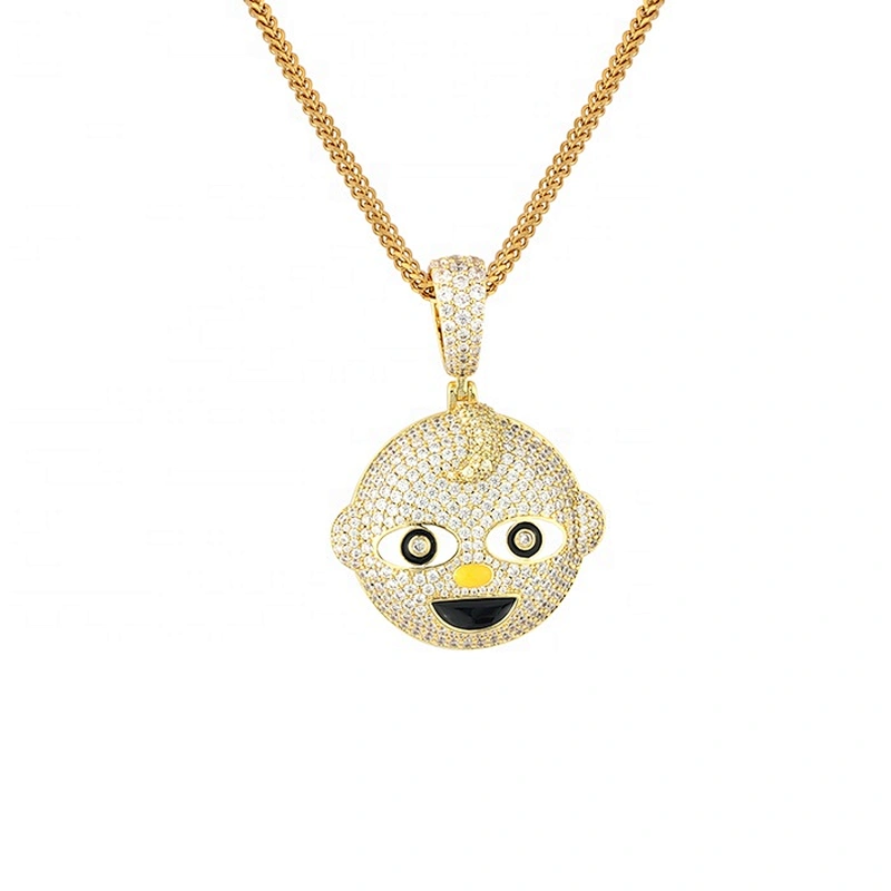 Missjewelry High Quality New Design Hip Hop Iced Out Customize Pendant Gold 18k Hip Hop Jewelry