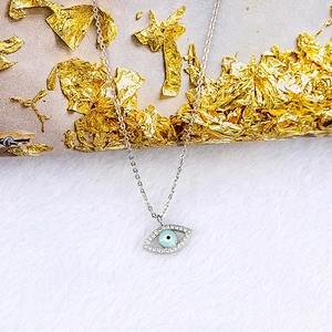 Miss Jewelry Hot Sale Cheap Jewelry Silver Devil Eye Pendant for Girls