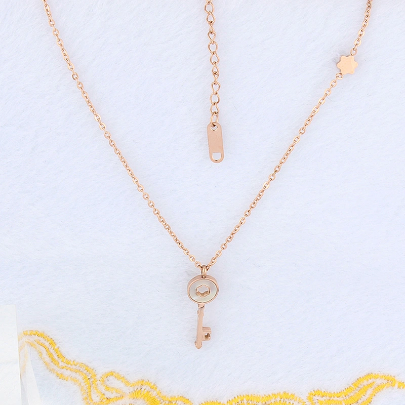 Custom Made Key Pendant Necklace Choker Meaning Ladies