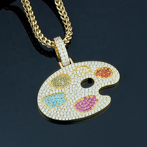 Missjewelry Hip Hop Urban Jewelry New Design Diamond Necklace Men and Women Iced Out Pendant
