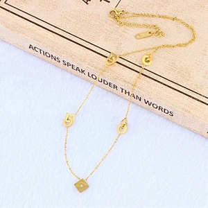 Miss Jewelry Cheap Diamond Open Fashion Choker Necklace Chain Gold