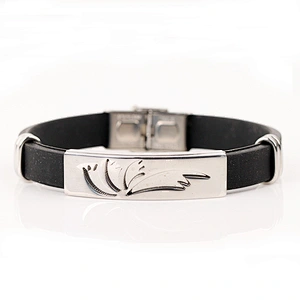 Fashion jewelry charm butterfly slave bracelet, Custom genuine leather bracelet