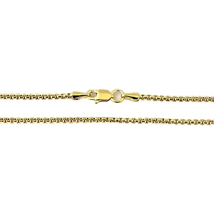 Fashion hiphop 18k gold plated box chain necklace for men
