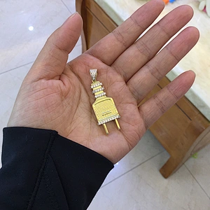 Hip Hop Custom Jewelry Men Pendant Gold Plated