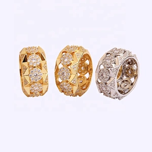 Elegant fine 925 silver diamond ring