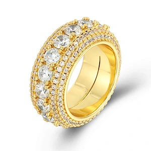Missjewelry Men Sterling AAA Ring Italian Diamond Rings