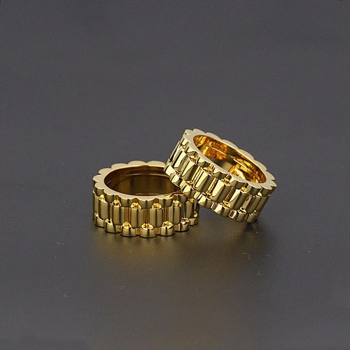 Miss Jewelry Hip hop pvd plating 18kgp rings stainless steel men, men rings jewelry