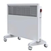 Electric panel floor convector with 2 heat settings and With indicator light
