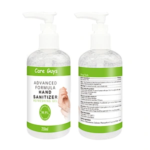 250ML hand sanitizer 70% alcohol bulk waterless cleaning gel personal care hand sanitizer