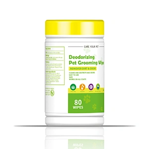 Deodorizing Pet Grooming Wipes