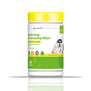 Deodorizing Pet Grooming Wipes