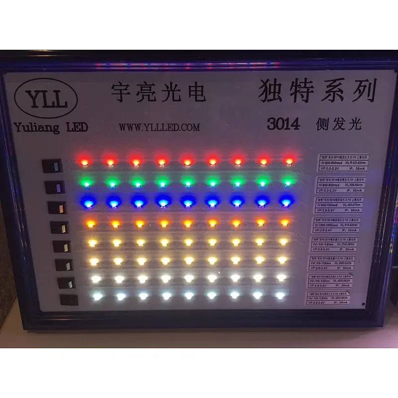 High brightness side emitting 3014 smd led chip cool white 0.2w led datasheet