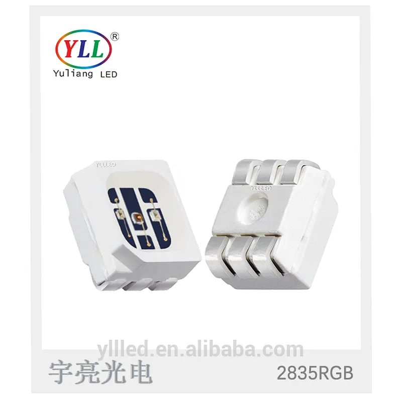 yuliang factory price epistar chip 6pin plcc6 3528 rgb led