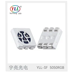 epistar tri- chips 5050 0.2W 60mA Red Green Yellow Blue led chip