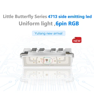 plcc6 0.2w 6pin 4713 smd side view rgb led chip