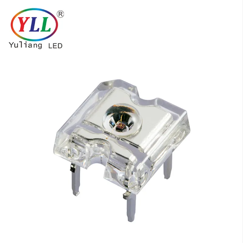 0.06w 4pin 90degree super flux 5mm rgb led diode