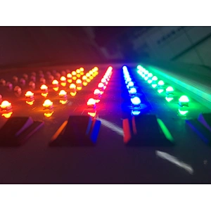 China supplier gold wire 2 pins red 3528 smd led with lens