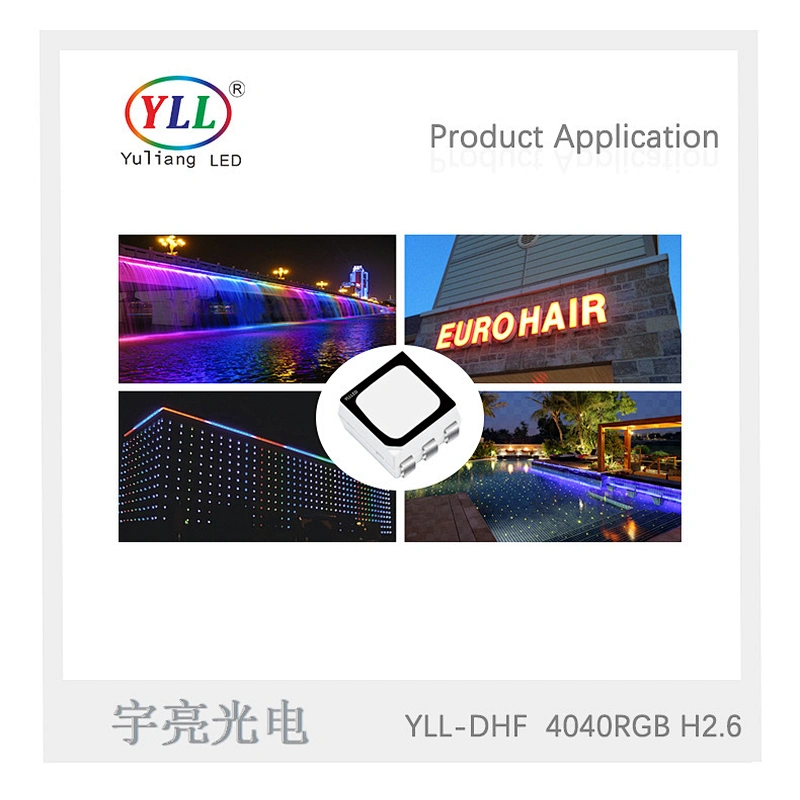 Factory supplier new arrival plcc-6 0.2w epistar chip 4040 rgb smd led for led strip