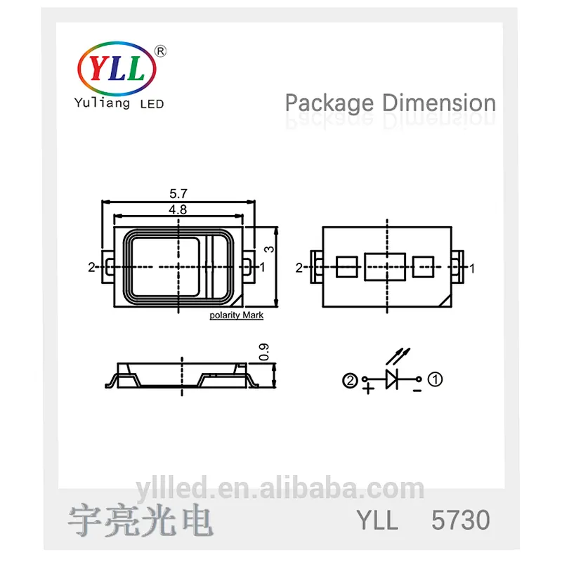 epistar 5630/5730 white smd led datasheet