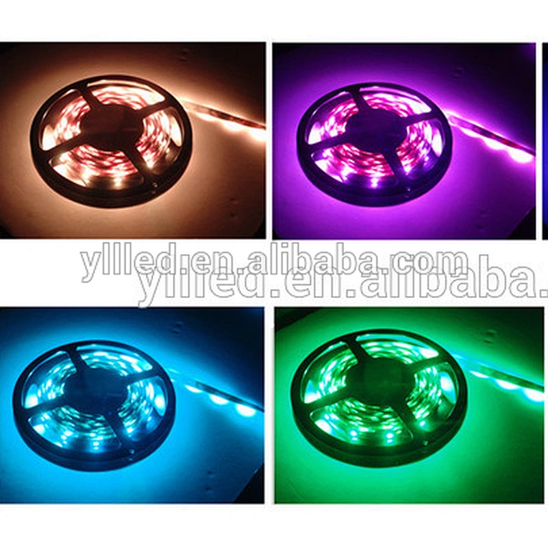 Hot sale DC12V 24V IP68 5m roll 5050 flexible led rgb strips with Epistar chip