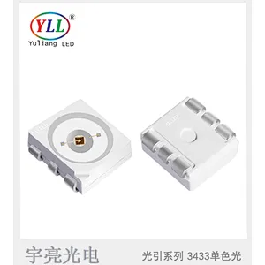 yuliang new arrival automotive led epistar chip 0.5w 3433 led red