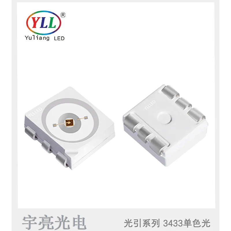 yuliang new arrival automotive led epistar chip 0.5w 3433 led red