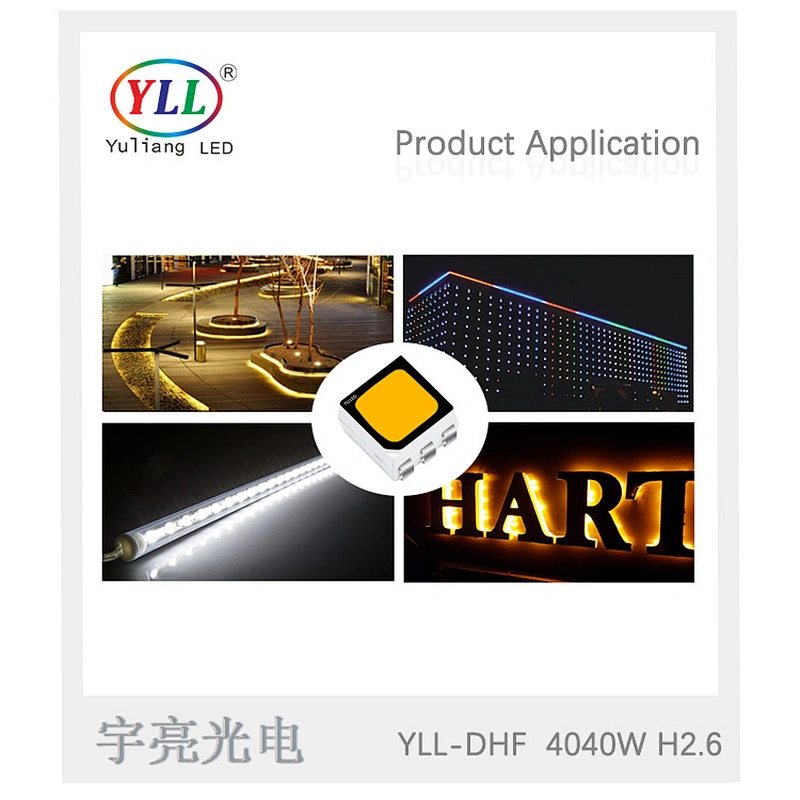 Factory wholesale warm white 4040 smd led 0.2w 60mA led chip