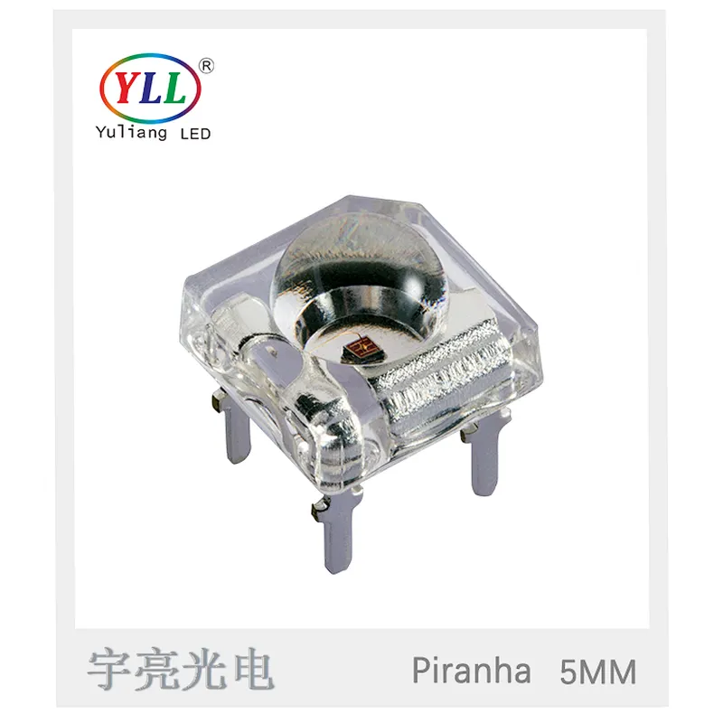 yuliang led epistar chip superflux led 5mm/3mm piranha led red/yellow/blue/green/white