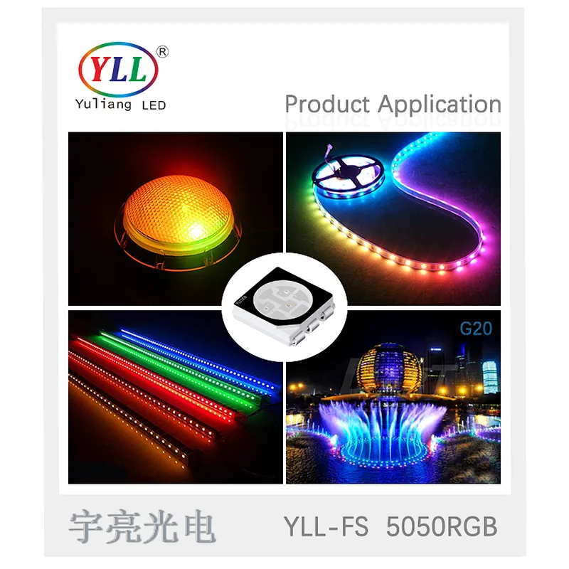 high waterproof IP68 black light led diode 5050 rgb smd led diode epistar /creechip package