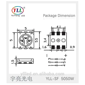 crees chip smd led 5050 natural white 4000-4500k smd led