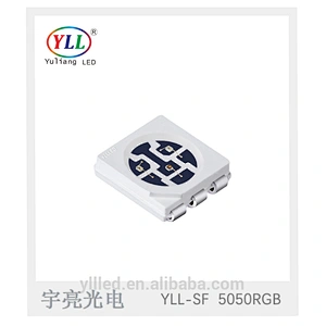 Epistar chip 5050 3v rgb led 20mA/60mA/150mA/350mA with LM80 approved