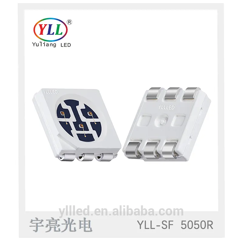 high lumen 5050 smd led 3 chips red/yellow/green/blue/white 5050 led chip smd 5050 smd led soldering