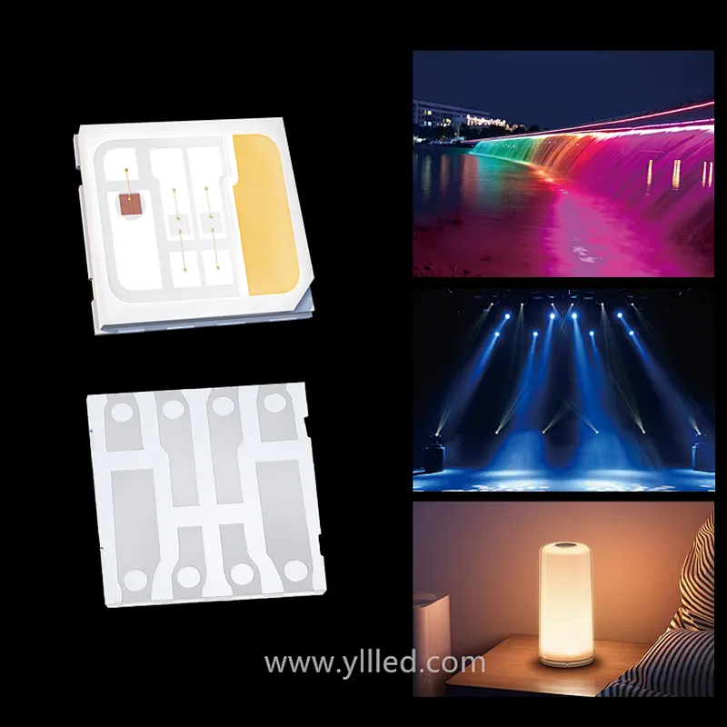 Epistar chip 4in1 1.5W smd 5050 rgbw led chip