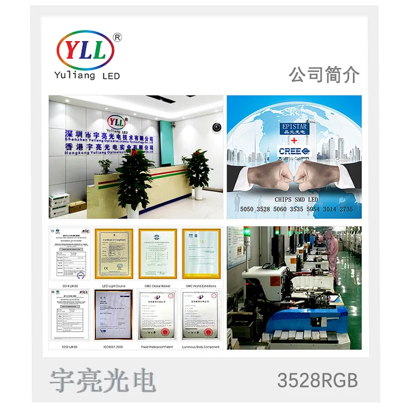 Epistar chip 3528 G B W R smd led chip for led strips