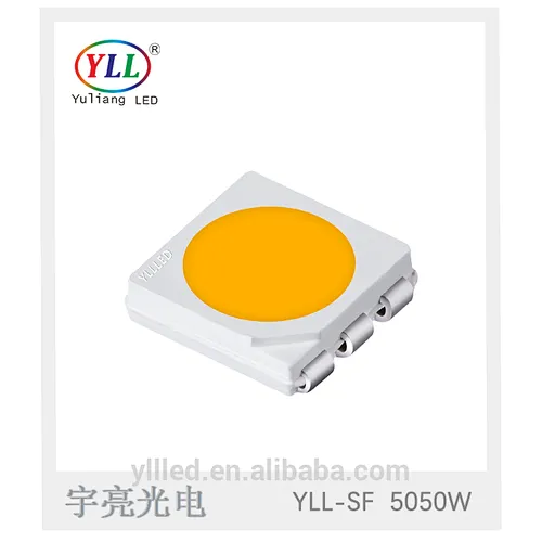 ultra brightness 3chips crees chip smd led 5050 worm white 2800-3200k smd led 22-24lm